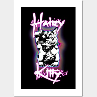 Hairy (Lucky) Kitty Design Posters and Art